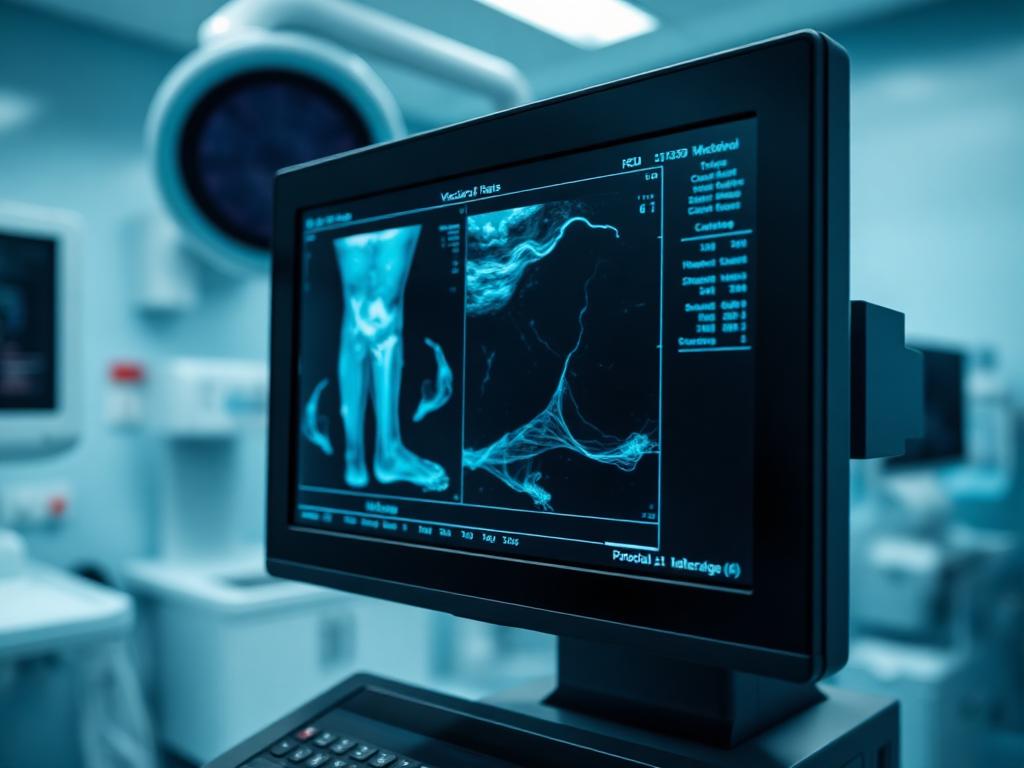 Vascular ultrasound used to evaluate venous reflux